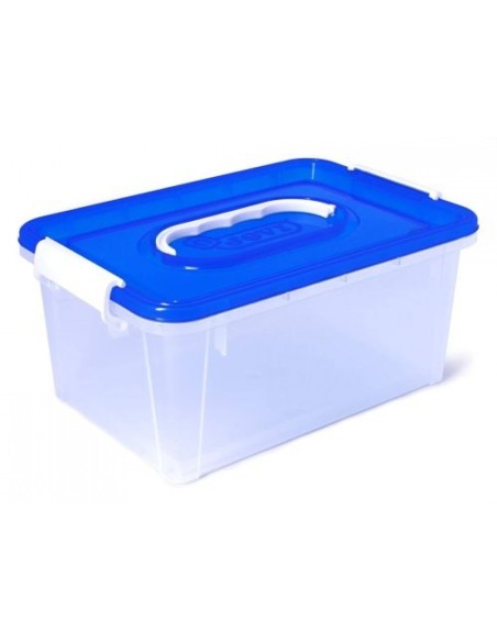 C 6 BAUL ALMACENAJE 28X19X13CM POLIPROPILENO CON ASA