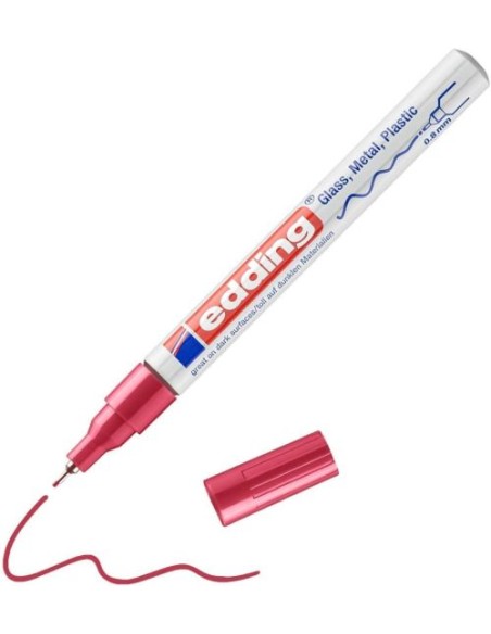 C 10 ROTULADOR EDDING 780 ROJO 02