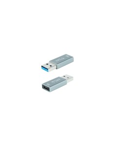 Adaptador USB-A 3.1 GEN2 a USB-C, USB-A/M-USB-C/H, Gris