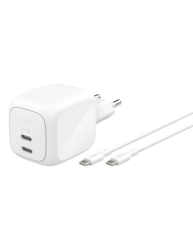 WCH020KQ2MWH-B6 cargador de dispositivo móvil Universal Blanco Corriente alterna Carga rápida Interior