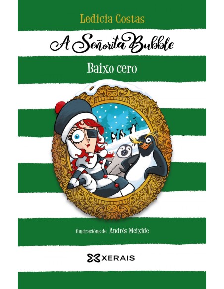 A senorita Bubble baixo cero