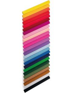 ROLLO CONTINUO PAPEL CRESPON 40G 50X250CM AMARILLO CANARIO