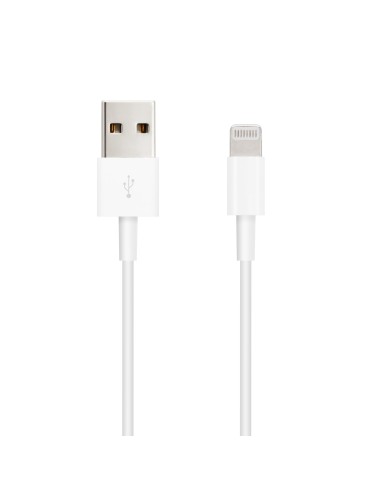 Cable Lightning a USB-A, Lightning/M -USB A/M, Blanco, 50 cm