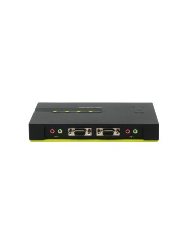 Switch KVM de 4 puertos USB con Audio
