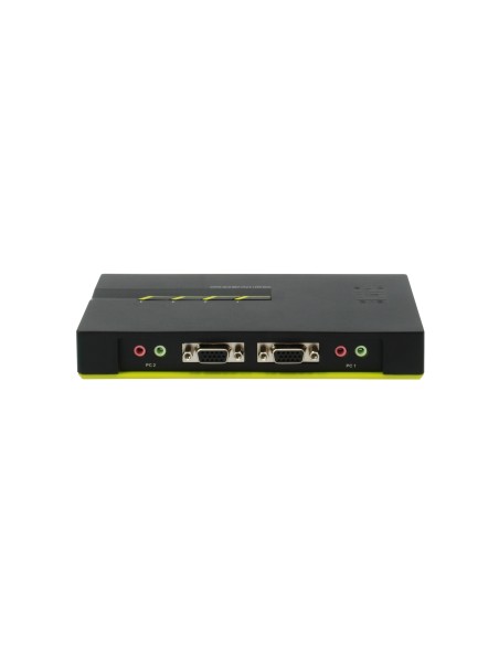 Switch KVM de 4 puertos USB con Audio