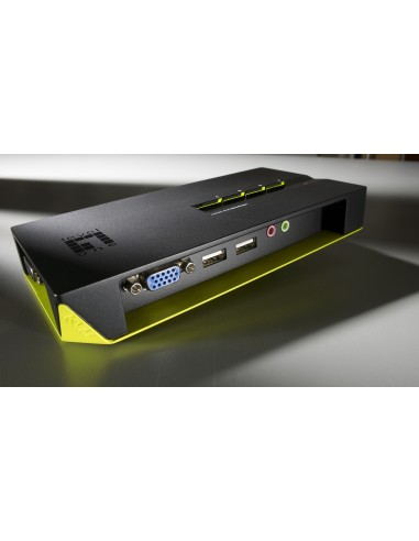 Switch KVM de 4 puertos USB con Audio