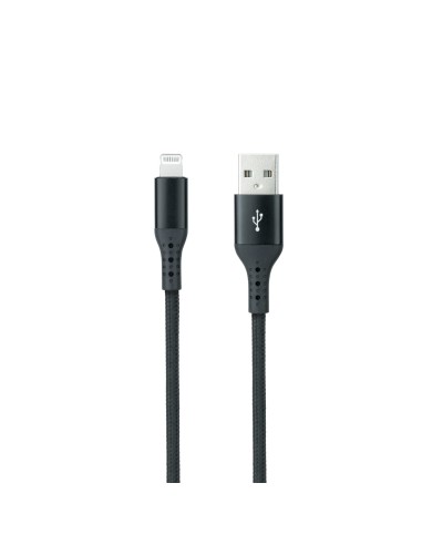 Cable Lightning a USB 2.0, Lightning/M -USB A/M, Negro, 1 m
