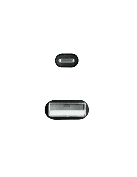 Cable Lightning a USB 2.0, Lightning/M -USB A/M, Negro, 1 m