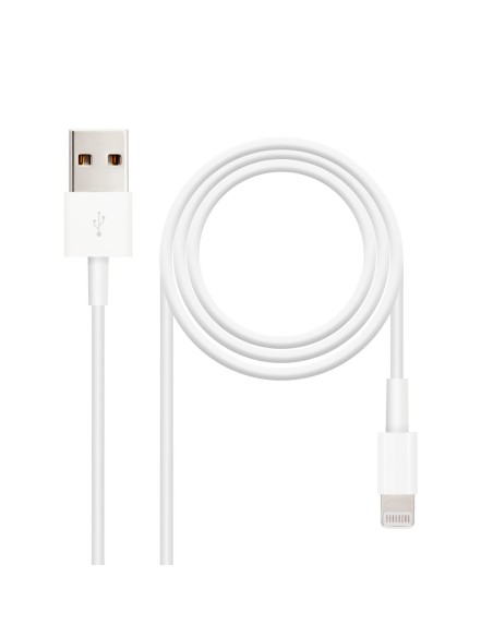 CABLE LIGHTNING IPHONE A USB 2.0, IPHONE LIGHTNING-USB A/M, 2.0 M
