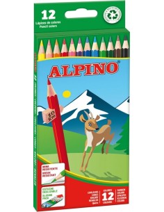 Estuche 12 lapices colores alpino surtidos