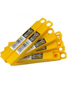 Paq 10 cuchillas cutter 9mm 180 black