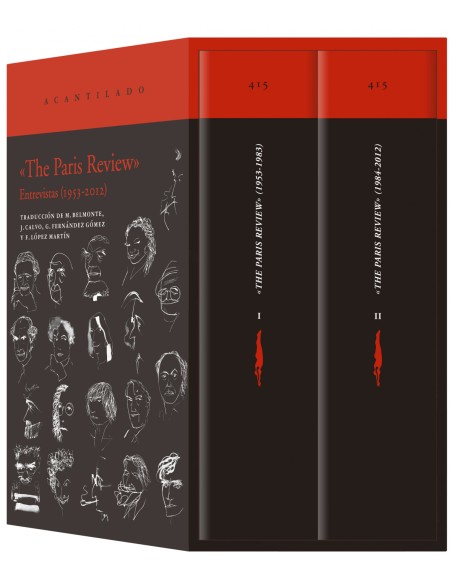The Paris Review estuche con dos volumenes