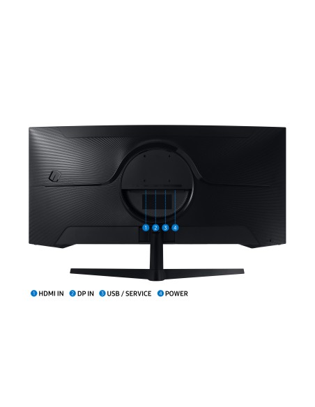 Odyssey G5 G55T pantalla para PC 86,4 cm (34") 3440 x 1440 Pixeles UltraWide Quad HD LED Negro