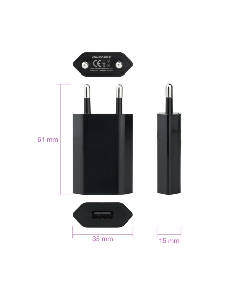 10.10.2002 cargador de dispositivo móvil Negro Interior