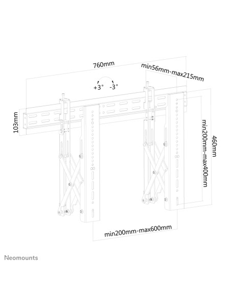Soporte de pared para TV