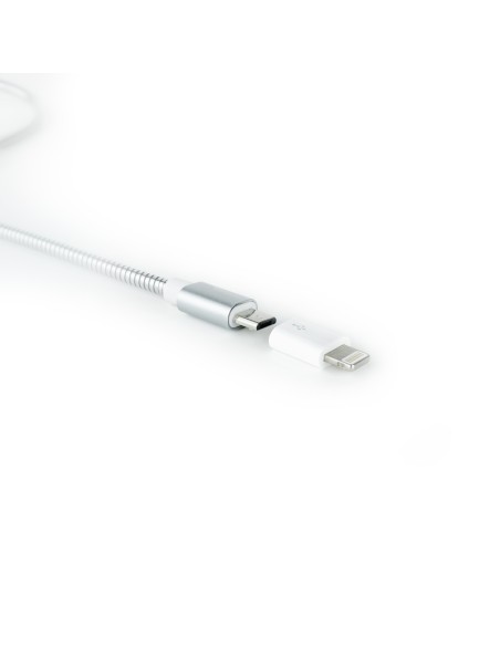 Adaptador Lightning a Micro USB, Lightning/M-Micro B/H Blanco