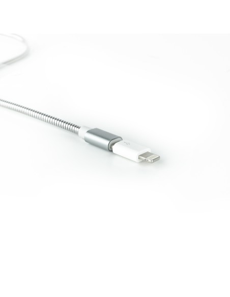 Adaptador Lightning a Micro USB, Lightning/M-Micro B/H Blanco