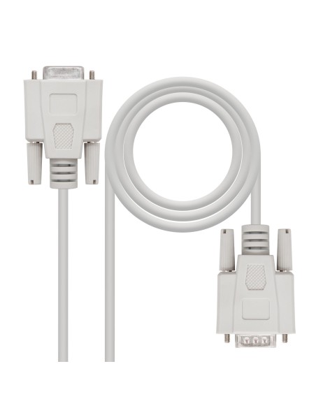 CABLE SERIE RS232 DB9/M-DB9/H 1.8 M