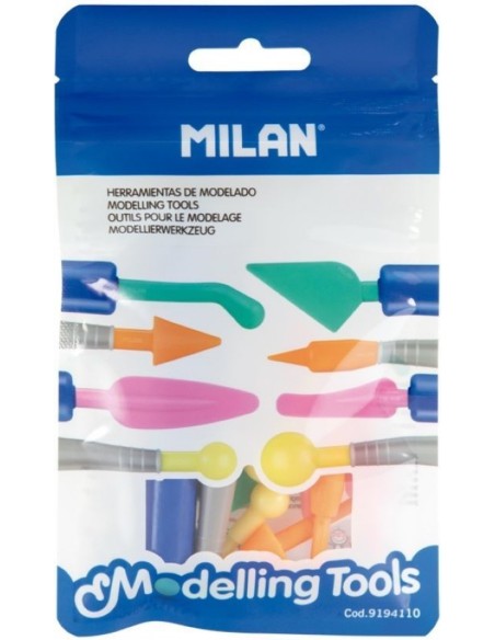 Blister de herramientas de modelado milan