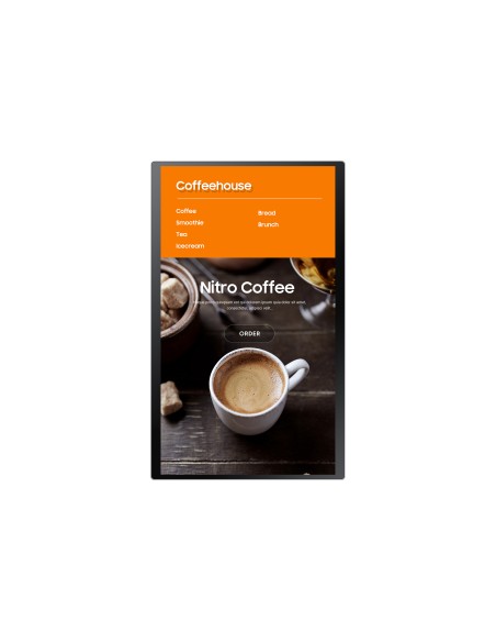 LH24KMATBGC Diseño de quiosco 60,5 cm (23.8") Wifi 250 cd / m² Full HD Blanco Pantalla táctil 16/7