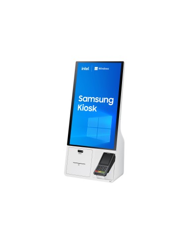 KM24C-3 Diseño de quiosco 61 cm (24") LED 250 cd / m² Full HD Blanco Pantalla táctil Procesador incorporado Windows 10 IoT Ente