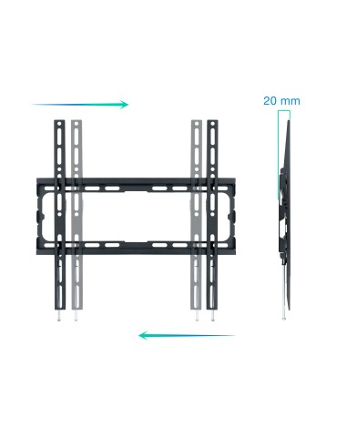 LP1070F-B soporte para TV 177,8 cm (70") Negro