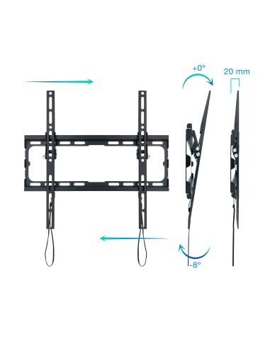 LP1071T-B soporte para TV 177,8 cm (70") Negro
