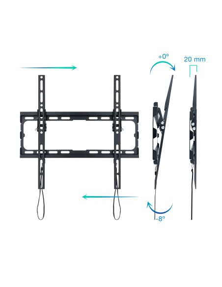 LP1071T-B soporte para TV 177,8 cm (70") Negro