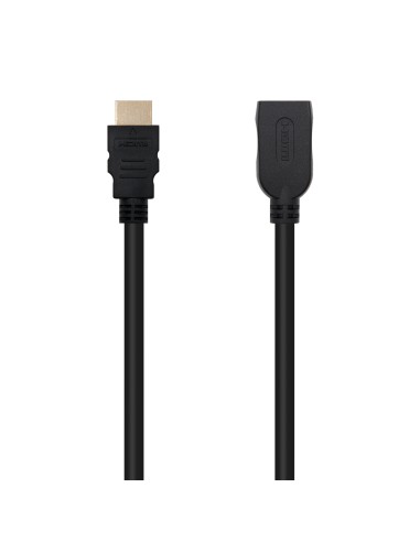Cable HDM 2.0 Prolongador A/M-A/H, Negro, 2 m