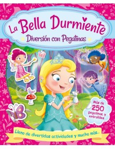 DIVERSION CON PEGATINAS LA BELLA DURMIENTE