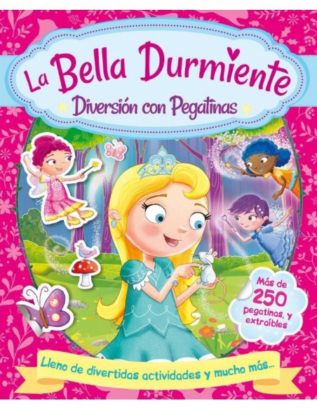 DIVERSION CON PEGATINAS LA BELLA DURMIENTE