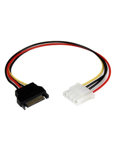 Cable de 30cm Adaptador de Alimentación SATA a LP4 - Hembra a Macho