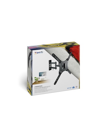 Soporte Giratorio e Inclinable para Monitor / TV LCD, Plasma de 23- 55, con Tres Pivotes, Negro