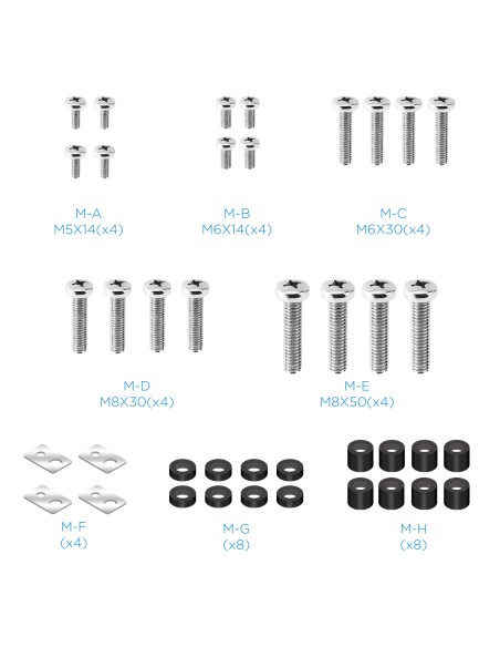 Píxel Soporte de Pared para Pantallas Interactivas Regulable 70"-90"