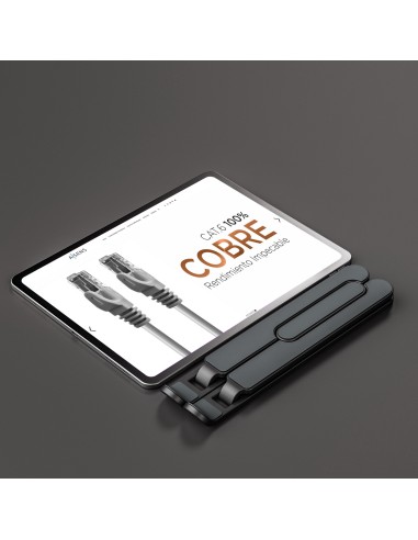 Soporte De Sobremesa Ajustable Para Portatil / Tablet, Gris Oscuro