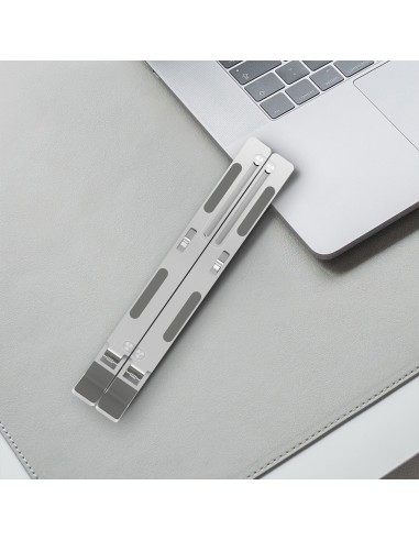 Soporte de Sobremesa Ajustable para Portatil / Tablet, Plata