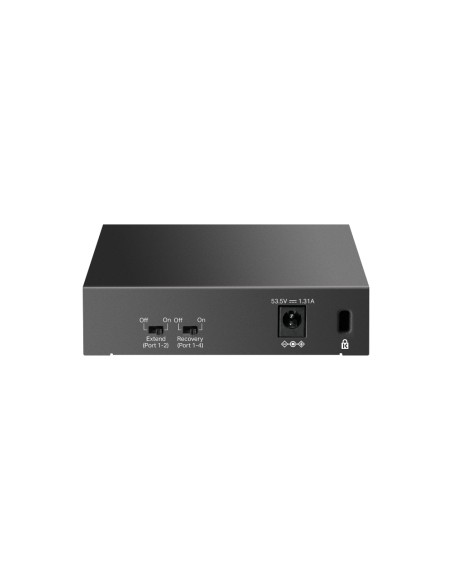 LiteWave LS105GP switch No administrado Gigabit Ethernet (10/100/1000) Energía sobre Ethernet (PoE) Negro