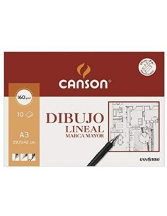 Minipack 10 laminas dibujo marca mayor a3 160g