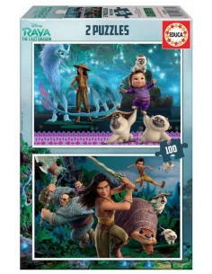 RAYA ampTHE LAST DRAGON PUZZLE 2X100 PIEZAS