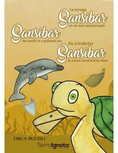 La tortuga Sansibar en un mar contaminado