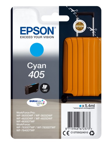 Singlepack Cyan 405 DURABrite Ultra Ink