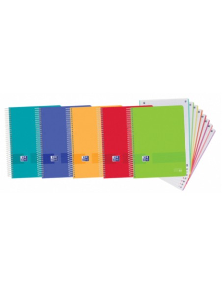 Paq 5 cuaderno espiral A4 160hojas 90g cuadricula 5x5 ebook8 liveampgo colores vivos Paq 5 cuaderno espiral A4 160hojas 90g cuadricula 5x5 ebook8 liveampgo colores vivos