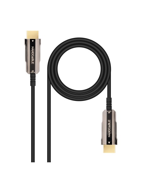Cable HDMI V2.0 AOC 4K@60Hz 18Gbps A/M-A/M, Negro, 15 m