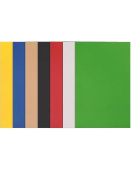 PACK 5 LAMINAS GOMA EVA ADHESIVA 40X60CM BLANCO