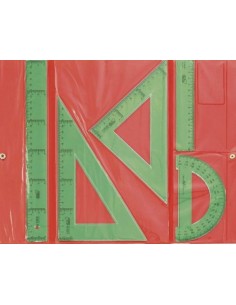 PACK 10 ESTUCHES REGLAS VERDES SURTIDOS