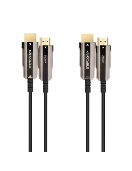 Cable HDMI V2.0 AOC 4K@60Hz 18Gbps A/M-A/M, Negro, 20 m