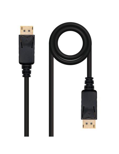 Cable DisplayPort, DP/M - DP/M, Negro, 0.5 m