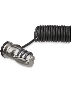 Cable de Seguridad con Combinación para Ordenador Portátil- con Cable Auto Enrrollable - Combinación de 3 Dígitos 2