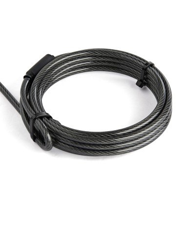 Cable de 2m de Seguridad para Ordenador Portátil - con Candado - para Ranura Nano - de Combinación