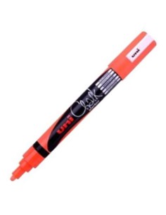 ROTULADOR TIZA LIQUIDA NARANJA UNI CHALK MARKER PWE M5